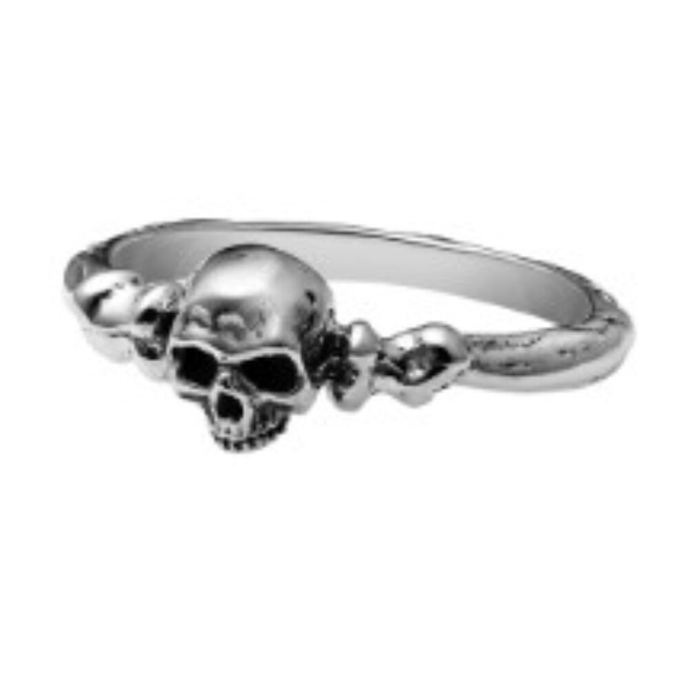 Clocks + Colours Salt & Bone ring - Sz 9